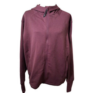 ATHLETA Altitude Polartec Jacket Aubergine SIZE XL 429717